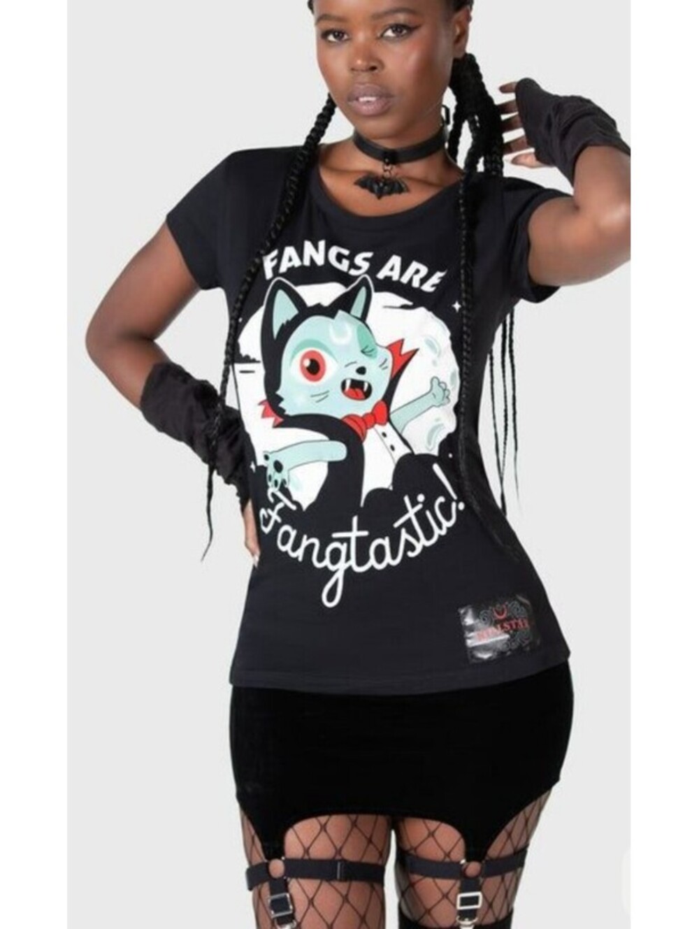Killstar Fangtasy Lil Vampurr T-Shirt Top Unisex Size Small NEW With Tags